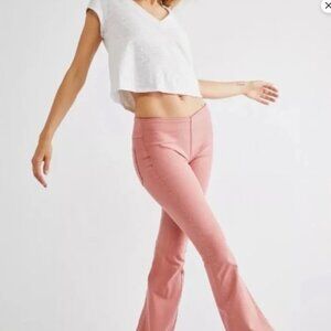 NWT We The Free Pink Flare Jeans